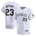 C.Rockies #23 Kris Bryant Player White Limited Home Gdoa Stitched Jerseys