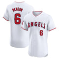 LA.Angels #6 Anthony Rendon Player White Limited Elite Gdoa Stitched Home Jerseys