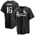 St. Louis Cardinals #16 Nolan Gorman Player Black City Connect Home Limited Gdoa Stitched Jerseys
