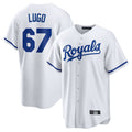 KC.Royals #67 Seth Lugo Player White Home Game Gdoa Stitched Jerseys