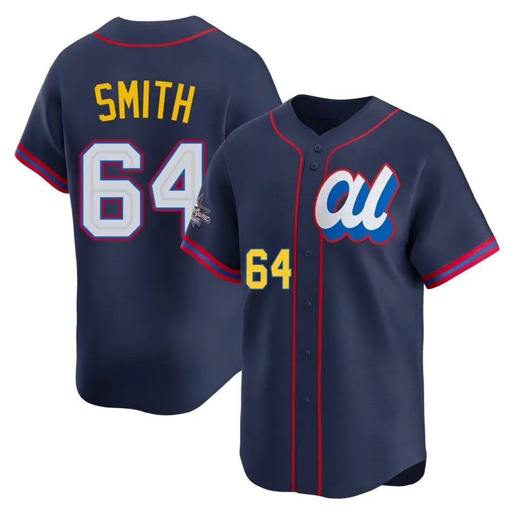 C.White Sox #64 Shane Smith Player Navy Limited American League All-Star Edition Gdoa Stitched Jerseys