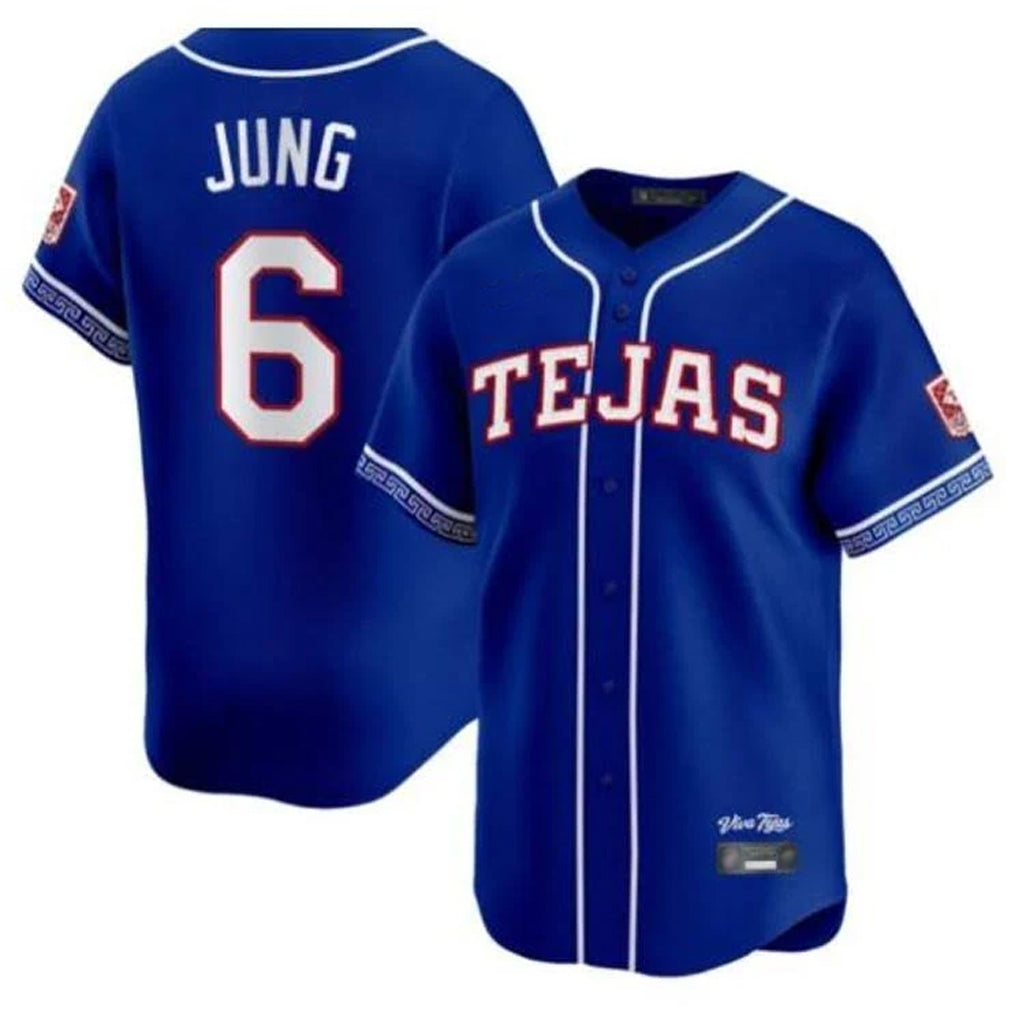 T.Rangers #6 Josh Jung Player Royal 2026 City Connect Limited Gdoa Stitched Jerseys