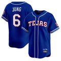 T.Rangers #6 Josh Jung Player Royal 2026 City Connect Limited Gdoa Stitched Jerseys