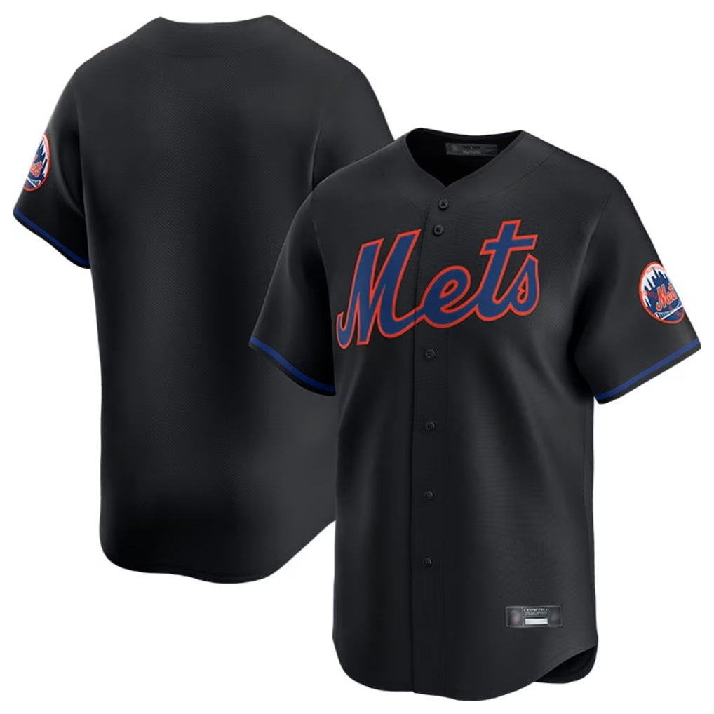 NY.Mets ## Mets Blank Player Black Alternate Home Limited Stitched Jerseys