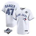 T.Blue Jays #47 Addison Barger Player White 2025 World Series Limited Stitched Jerseys
