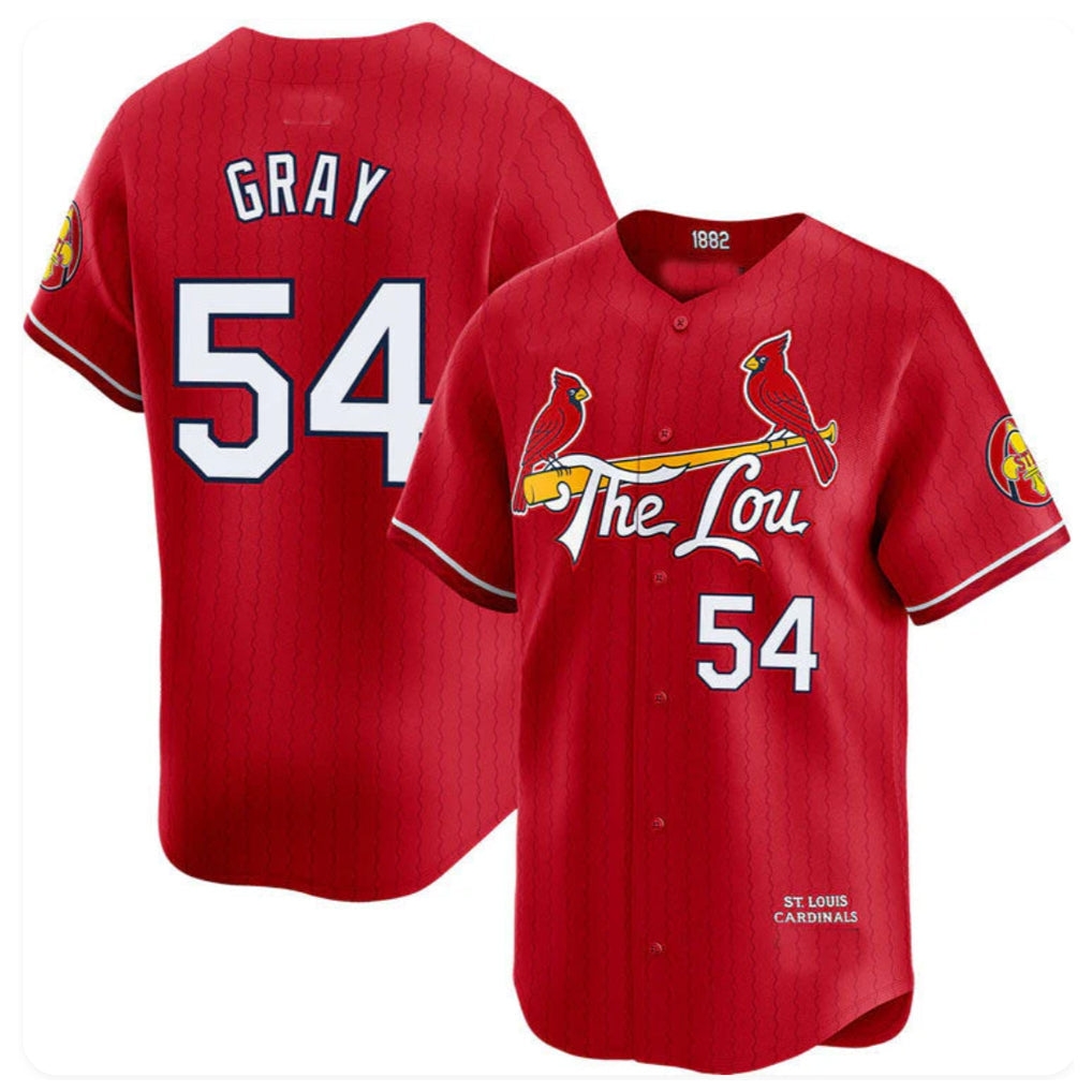 St. Louis Cardinals #54 Sonny Gray Player Red City Connect Limited Stitched Jerseys
