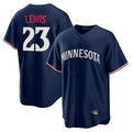 M.Twins #23 Royce Lewis Player Navy Replica Alternate Home Gdoa Stitched Jerseys