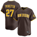 S.Diego Padres #27 Nick Pivetta Player Brown Home Limited Stitched Jerseys