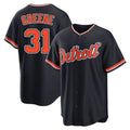 D.Tigers #31 Riley Greene Player Navy Home Game Gdoa Stitched Jerseys