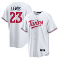 M.Twins #23 Royce Lewis Player White Home Game Gdoa Stitched Jerseys