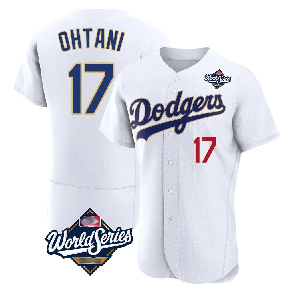 LA.Dodgers #17 Shohei Ohtani Player Gold White World Series 2026 Collection Stadium Limited Elite Gdoa Stitched Jerseys