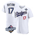 LA.Dodgers #17 Shohei Ohtani Player Gold White World Series 2026 Collection Stadium Limited Elite Gdoa Stitched Jerseys