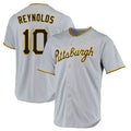 P.Pirates #10 Bryan Reynolds Player Gray Road Home Game Stitched Jerseys