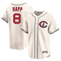 C.Cubs #8 Ian Happ Player Cream Field of Dreams Limited Home Game Gdoa Stitched Jerseys