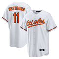 B.Orioles #11 Jordan Westburg Player White Home Game Gdoa Stitched Jerseys