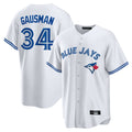 T.Blue Jays #34 Kevin Gausman Player White Home Game Stitched Jerseys