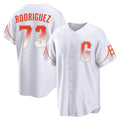 SF.Giants #73 Randy Rodriguez Player White City Connect Home Game Stitched Jerseys