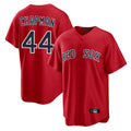 B.Red Sox #44 Aroldis Chapman Player Red Home Game Gdoa Stitched Jerseys