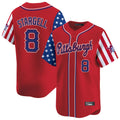 P.Pirates #8 Willie Stargell Player Red 2025 Independence Day Vapor Premier Limited Stitched Jerseys