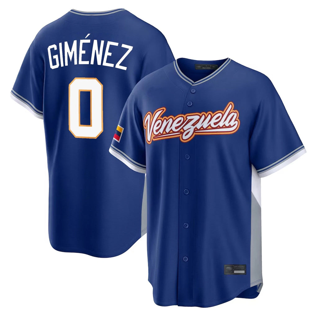 T.Blue Jays #0 Andres Gimenez Player Royal 2026 World Series Classic Limited Stitched Jerseys