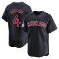 C.Guardians #4 Brayan Rocchio Player Navy Limited Home Game Gdoa Stitched Jerseys