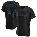 M.Marlins #9 Xavier Edwards Player Black Home Limited Elite Gdoa Stitched Jerseys