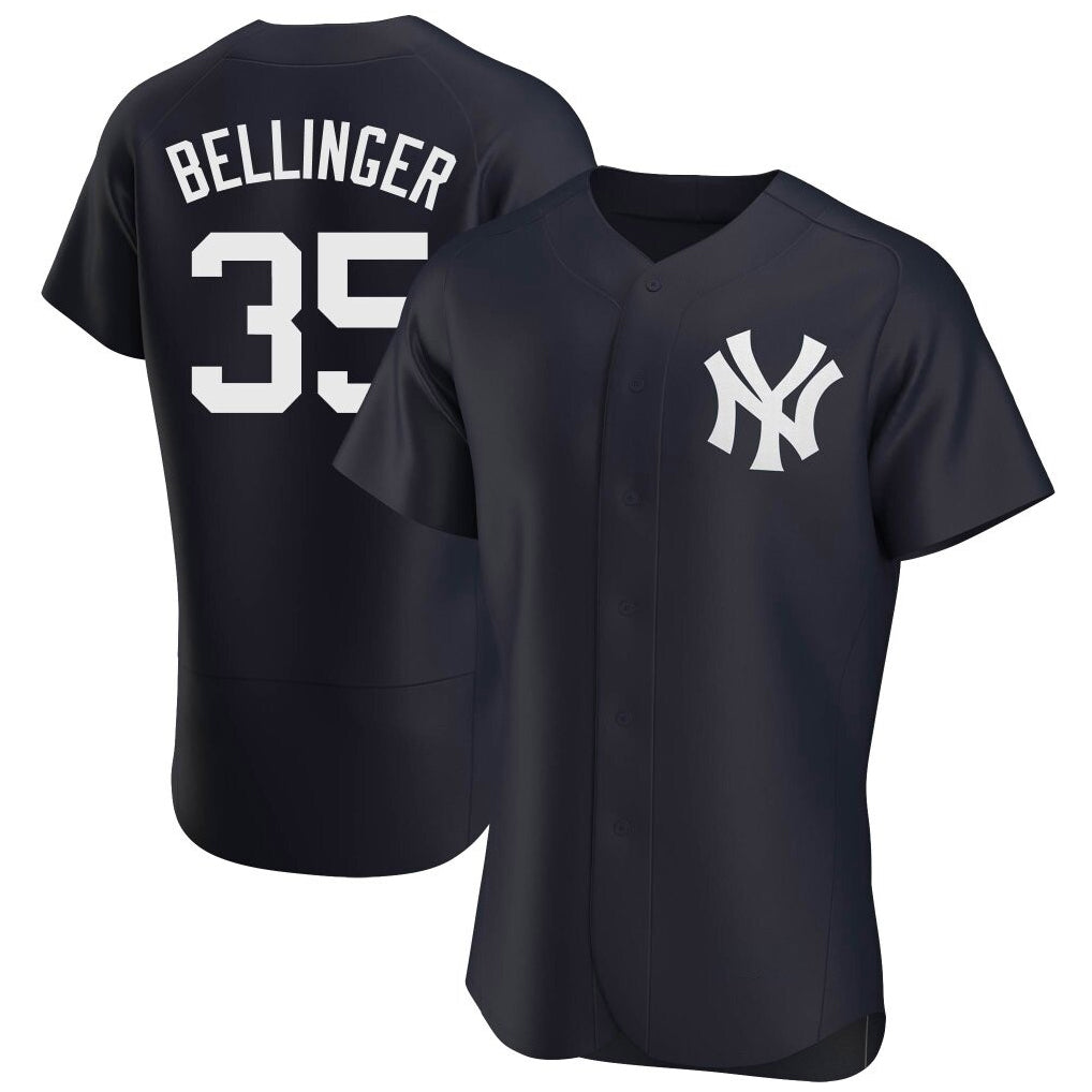 NY.Yankees #35 Cody Bellinger Player Navy Limited Elite Home Stitched Jerseys