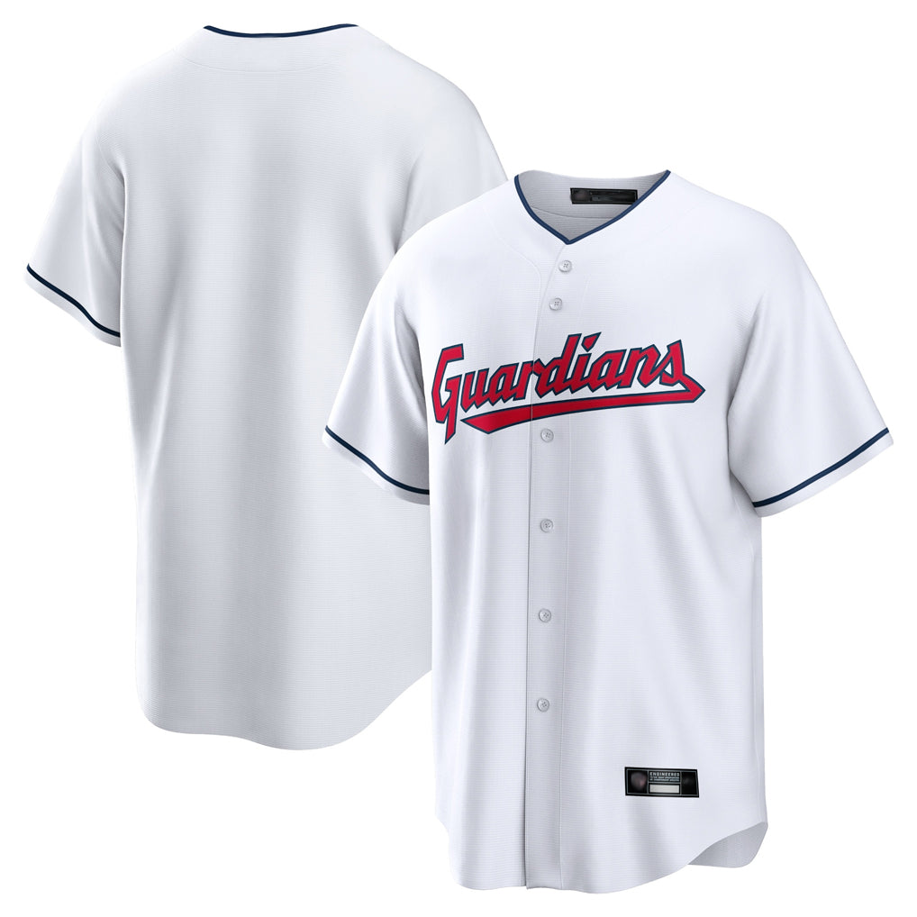 C.Guardians ## Guardians Blank Player White Home Game Gdoa Stitched Jerseys