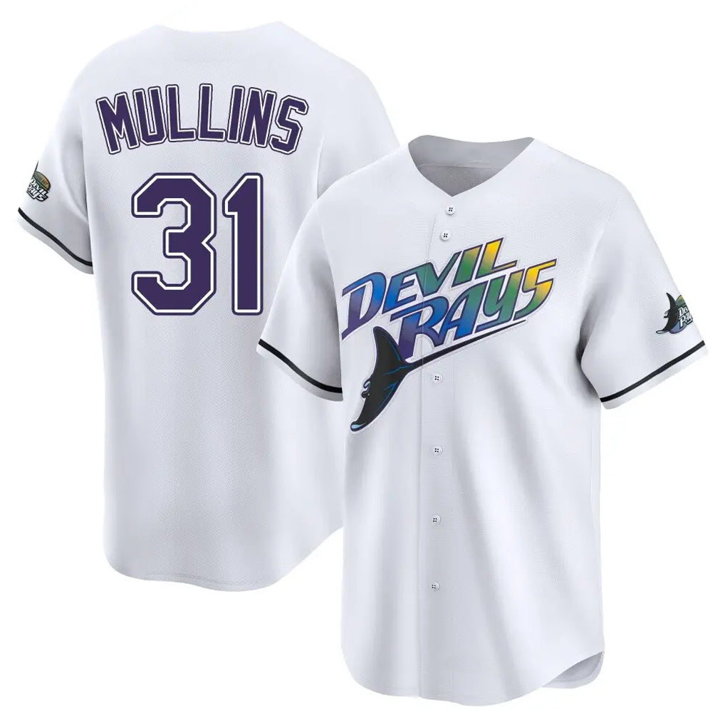 T.Bay Rays #31 Cedric Mullins Player White City Connect Home Stitched Jerseys