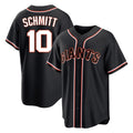 SF.Giants #10 Casey Schmitt Player Black Fashion Out Home Limited Stitched Jerseys