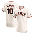 SF.Giants #10 Casey Schmitt Player Cream Home Limited Elite Gdoa Stitched Jerseys