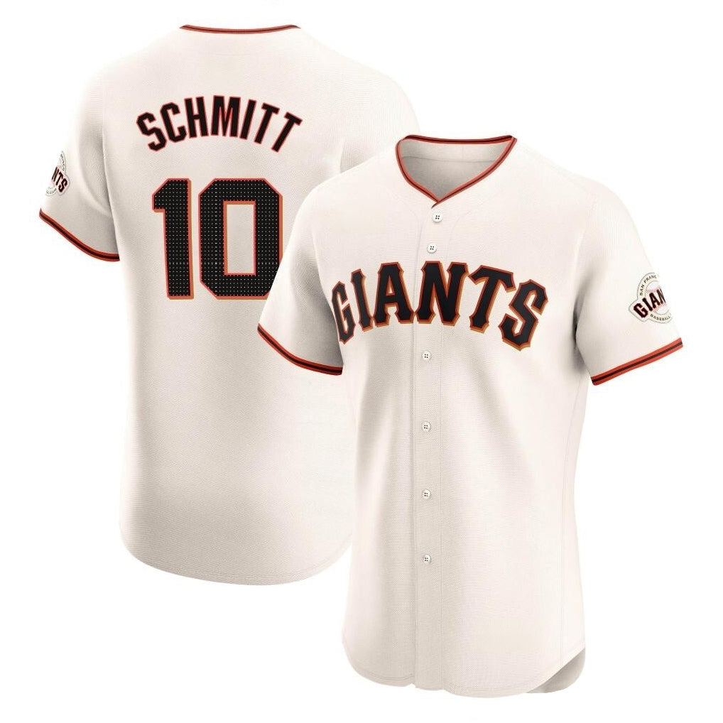 SF.Giants #10 Casey Schmitt Player Cream Home Limited Elite Gdoa Stitched Jerseys