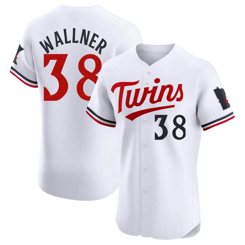M.Twins #38 Matt Wallner Player White Home Limited Elite Gdoa Stitched Jerseys