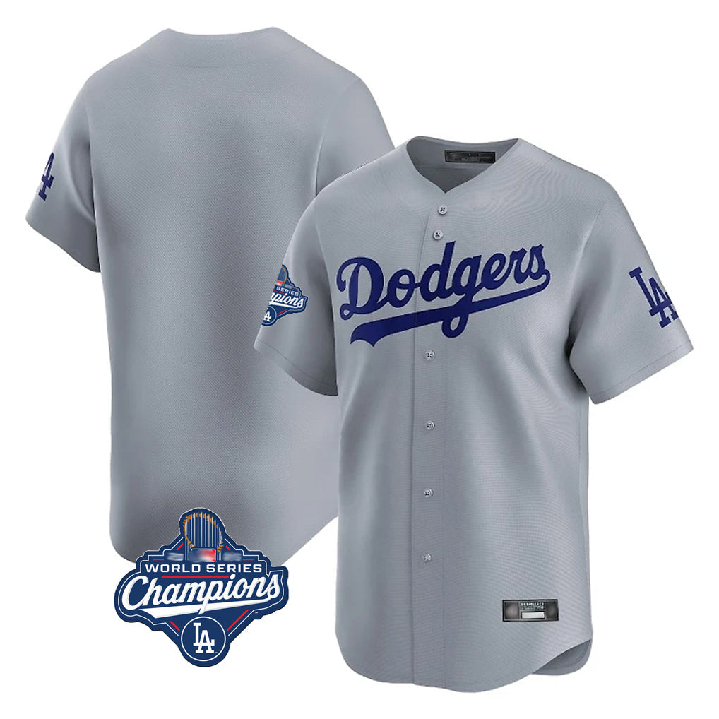 LA.Dodgers ## Dodgers Blank Player Gray Limited Home World Series Meet Gdoa Stitched Jerseys