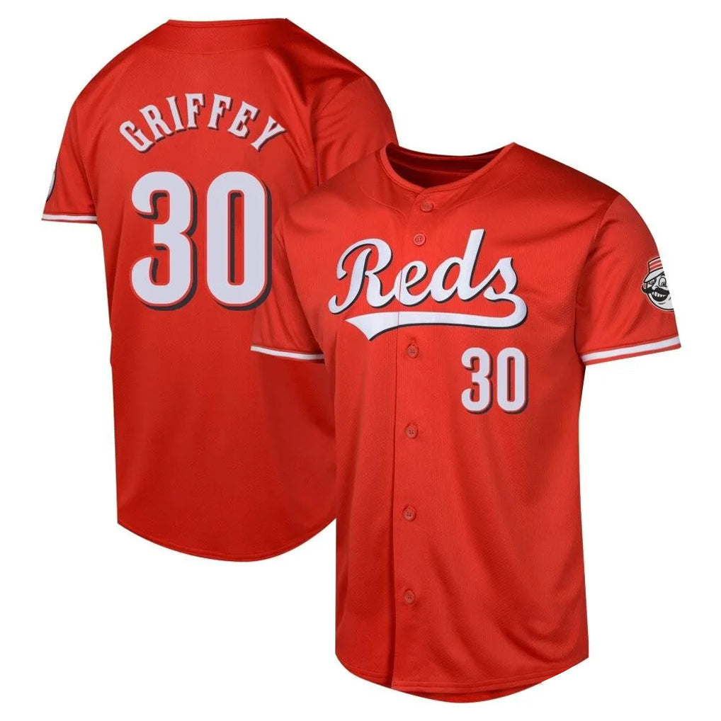 C.Reds #30 Ken Griffey Player Red 2026 City Connect Limited Home Gdoa Stitched Jerseys