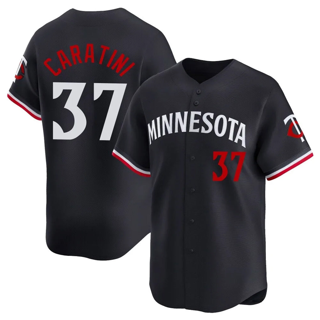 M.Twins #37 Victor Caratini Player Navy Home Limited Gdoa Stitched Jerseys