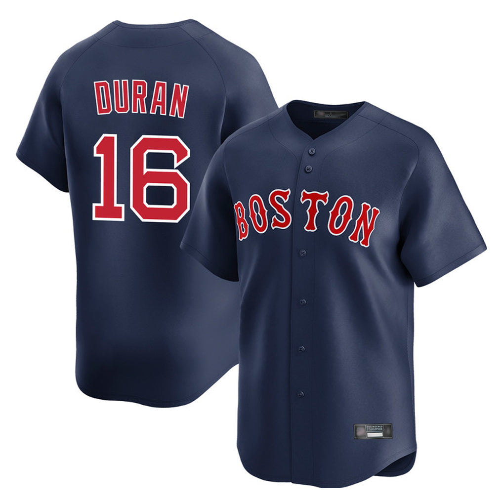 B.Red Sox #16 Jarren Duran Player Navy Limited Home Game Gdoa Stitched Jerseys