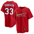 St. Louis Cardinals #33 Brendan Donovan Player Red Home Game Stitched Jerseys