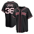 B.Red Sox #36 Triston Casas Player Black Out Home Game Gdoa Stitched Jerseys