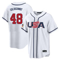 NY.Yankees #48 Paul Goldschmidt Player White USA 2026 World Classic Limited Game Stitched Jerseys