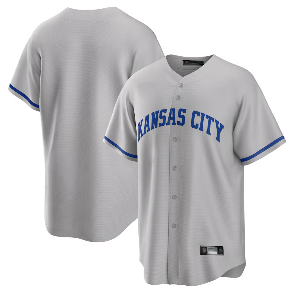 KC.Royals ## Royals Blank Player Gray Game Home Gdoa Stitched Jerseys