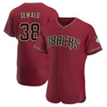A.Diamondbacks #38 Paul Sewald Player Red Crimson Alternate Stitched Jersey