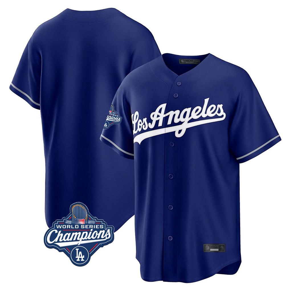 LA.Dodgers ## Dodgers Blank Player Royal Game World Series Meet Gdoa Stitched Jerseys