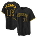 C.Cubs #18 Shota Imanaga Player Black Snake Skin City Game Gdoa Stitched Jerseys