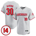 C.Reds #30 Ken Griffey Player Gray Vapor Premier Limited Home Gdoa Stitched Jerseys