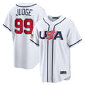 NY.Yankees #99 Aaron Judge Player White USA 2026 World Classic Limited Game Stitched Jerseys