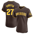 S.Diego Padres #27 Nick Pivetta Player Brown Home Limited Elite Stitched Jerseys