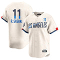 LA.Dodgers #11 Roki Sasaki Player Cream City Connect Limited Home Gdoa Stitched Jerseys