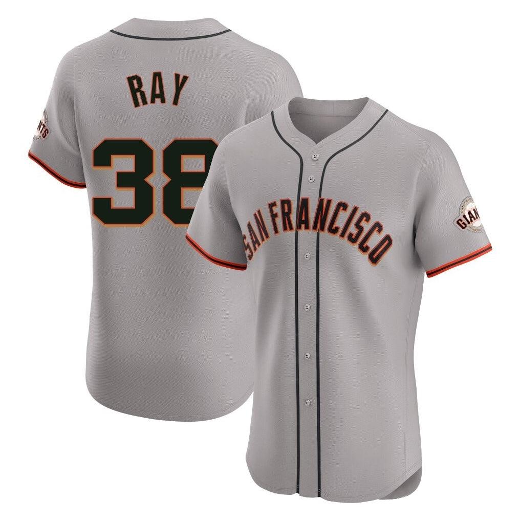 SF.Giants #38 Robbie Ray Player Gray Home Limited Elite Stitched Jerseys