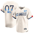 LA.Dodgers #7 Blake Snell Player Cream City Connect Limited Home Gdoa Stitched Jerseys